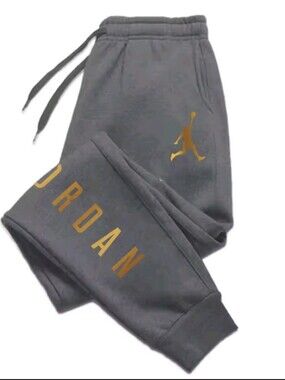 Men/Women Winter Jordan Trendy Letter Print  Sweatpants